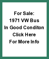 For Sale: 1971 VW Bus in Good Condition